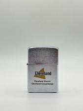 Vintage 1953-1955 Zippo Lighter Pat 2517191 Cleveland Electric Advertising picture