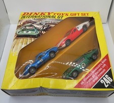 Dinky Toys 1968 International GT Gift Set 246, Original Box W/ 187, 215 & 216 picture