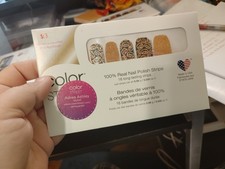 color street nail strips glitter Halloween picture