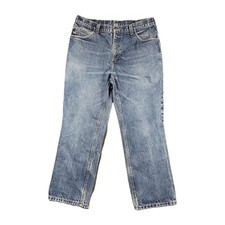 Carhartt FR Flame Resistant Jeans Men 36x30 NFPA 2112 ARC 2 Denim Work Pants B16 picture