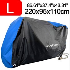 Large Motorcycle Motorbike Cover Waterproof Rain Dust Protector Outdoor Indoor picture