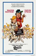 1976 The Bad News Bears Movie Poster 11X17 Walter Matthau Tatum O'Neal ⚾🍿 picture