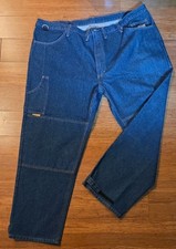 Defender Motorcycle Jean-Dark Stonewash-Rare 48x30-Double-Knee Utility Edition picture