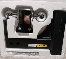 VEVOR Adjustable Receiver Trailer Hitch Ball Mount 9