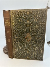 Antique Anglo Saxon Review 1899 Churchill Gilt Binding Vol 1 June AE-45  picture