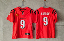 Nike Cincinnati Bengals Joe Burrow #9 Football Jersey Unisex Colors In Game picture
