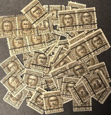 Postage Stamps 4 Crafting: 1920s ½c Nathan Hale; Chicago IL Cancel; 50 Pieces picture