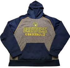 Milwaukee Brewers MLB Fanatics Hooded Large Baseball Sweatshirt picture