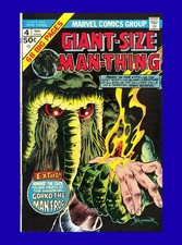 Giant-Size Man-Thing #4 - 1st Howard the Duck Solo Story - Brunner - 1975 9.4 NM picture