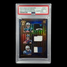 2023 Panini Gold - Triple Patch C.J. Stroud, Anthony Richardson, Bryce Young /10 picture