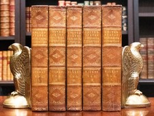 1845 Narrative of the United States Exploring Expedition Scarce Leather Bindings picture