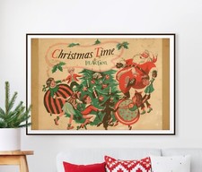 1949 Vintage Santa POSTER (up to 24