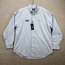 Vineyard Vines Shirt Mens Large Blue Classic Fit Whale Oxford Samuel Adams NEW picture
