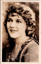 Mary Pickford Real Photo Postcard RPPC Vintage Silent Film Star Portrait picture