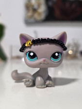 LPS #2185 European Blind Bag Rare HTF Grey sittingshorthaircat Littlest Pet Shop picture