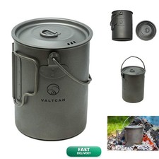 Valtcan 900ml Titanium Pot 134g Ultralight Grade 1 Ti Mesh Bag picture