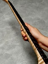 Stainless 24fret Ibanez Rosewood satin Natural flame maple Electric guitar neck picture