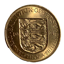1964 JERSEY 1/12 SHILLING COIN BRILLIANT UNCIRCULATED picture