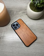 Real Natural Wood iPhone Case Shockproof for iPhone 12 13 14 Pro & Pro Max picture