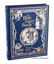 THE BLUE FAIRY BOOK Andrew Lang Illustrated Bonded Leather Gilded Pages *New* picture