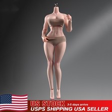 US ANT T307 1/6 Female Fitness Model Action Figure Body 12in Muscle Bust Soldier picture