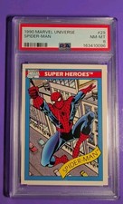 1990 Impel Marvel Universe Spider-Man PSA 8 NM-MT #29 picture