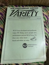 Variety Magazine Vol. 241 No. 7 New York 1966 60th Anniversary Edition picture