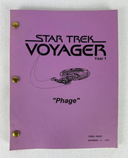 Star Trek Voyager “Phage” Final Draft Original Studio Script 11/11/1994 picture