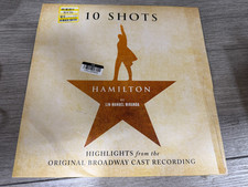 Hamilton - 10 Shots by Lin-Manuel Miranda - Red Smoke Vinyl LP Target DAMAGED picture