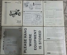 Vintage FMC BOLENS H11 XL H16 XL Tractor Manual And Complete Sales Package picture