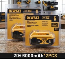 2X New Dewalt DCB206 20V Max XR 6.0Ah Lithium Ion Batteries Li-ion US-seller picture