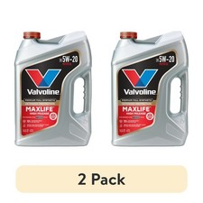 2 Pack Valvoline MaxLife Extended Protection Full Synthetic High Mileage 5W-20 picture