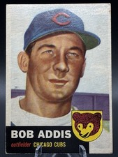 1953 Topps Bob Addis #157 Cubs VG-VGEX picture