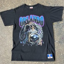 Vintage 1993 Orlando Magic Wizard Breakthrough Double-Sided Graphic Tee (RARE) picture