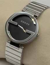 Gucci Interlocking G Stainless Steel Black Dial Quartz 37 MM.  Watch YA133307 picture