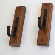 Set of 2, 4 Hooks Wall mount gun rack rifle shotgun hanger hooks Baseball Bat picture