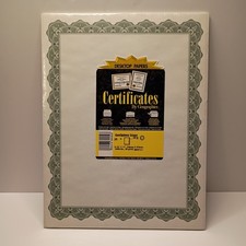 Geographics Fine Paper Parchment Certificates 25 sheets with seals picture