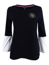 Tommy Hilfiger Women's Bell-Sleeve Sweatshirt picture