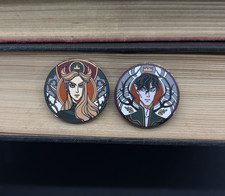Illumicrate Coin Magnets June and Cardan from The Cruel Prince by Holly Black picture