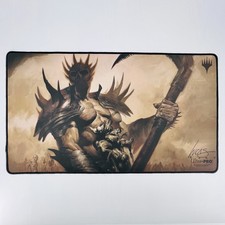 Signed Grave Titan Playmat Lucas Graciano TCG MTG Magic Ultra Pro Limited Rare picture
