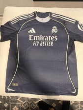Real Madrid Third Kit Used Adidas Adult XL Jersey Soccer picture