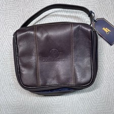 Links & Kings Crown Golf Travel Caddy Brown Cafe Leather Toiletry The Concession picture