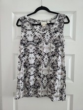 Cynthia Rowley Boho 100% linen tank. Size M. picture