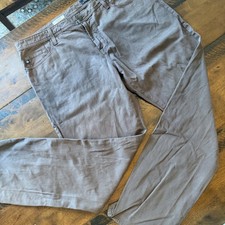 AG Adriano Goldschmied Graduate Tailored Leg Jeans Mens 40x32 Brown Stretch USA picture