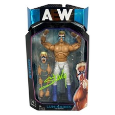 Sting autographed signed AEW Luminaries figure AEW WWF WCW NWA UWF CWA WWE JSA picture