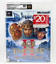 AGE OF EMPIRES II - VGA 90+ Gold Sealed Graded - Big Box PC - 1999 Microsoft picture