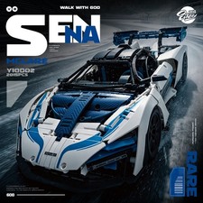Technic 1:10 McLaren Senna Supercar Building Set MOC Double Wishbone 2015 Pieces picture
