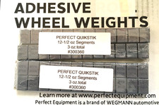 PERFECT SELF ADHESIVE STICK ON LEAD WHEEL WEIGHTS 48-1/2 oz SEGMENTS 24 oz  picture
