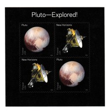 US 2016 Sc.5078a Souvenir Sheet of 4 - MNH - Space - Pluto-Explored picture