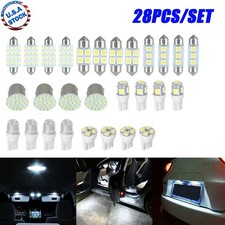 For Nissan 28PCS Car Interior Combo LED Map Dome Trunk License Plate Light Bulbs picture